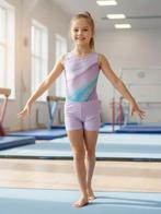 Turnpakje turnbroekje paars 110 116 122 128 134 140 146 152, Paars, Nieuw, Turnpak(je), Kindermaat 122 t/m 140