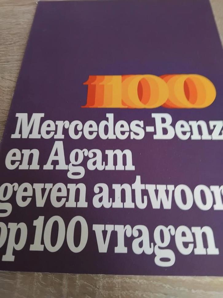 Mercedes Folder 1971 - Zeldzaam!, Boeken, Auto's | Boeken, Gelezen, Mercedes, Ophalen of Verzenden