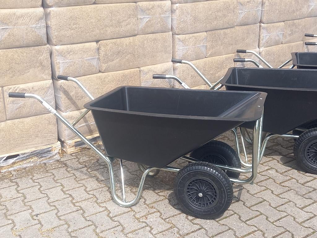 Kruiwagen Mammoet 2 wielen NML,  kleur Zwart, Ophalen, Nieuw, Handmatig, Tweewielig