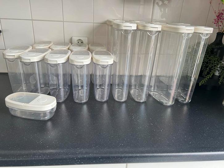 Set Voorraadbussen - Keukenopslag, Huis en Inrichting, Keuken | Keukenbenodigdheden, Gebruikt, Ophalen of Verzenden