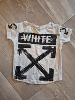 Off White shirt 80, Kinderen en Baby's, Babykleding | Maat 80, Gebruikt, Off White, Ophalen of Verzenden, Jongetje