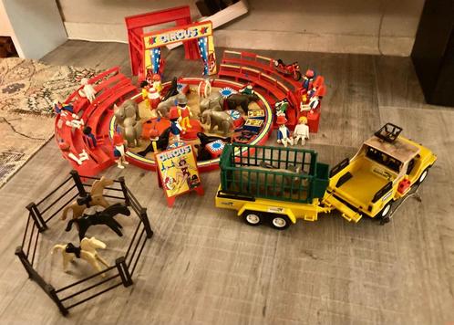 Vintage retro playmobil circus 3553 Safari jeep wildverblijf, Kinderen en Baby's, Speelgoed | Playmobil, Gebruikt, Los playmobil