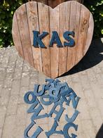 HOUTEN GEBOORTEBORD "HART", Ophalen of Verzenden, Zo goed als nieuw