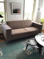 2,5 zitsbank stof taupe, Huis en Inrichting, Banken | Bankstellen, Ophalen, Gebruikt, Overige maten, 75 tot 100 cm