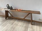 Nieuw gemaakte EIKENHOUTEN bank - oude look, Huis en Inrichting, Tafels | Sidetables, Ophalen, Robuust Ambachtelijk antiek, Eikenhout