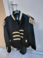 Carnavalsjas dames met slip zwart goud M/L, Kleding | Dames, Verzenden, Zo goed als nieuw, Carnaval