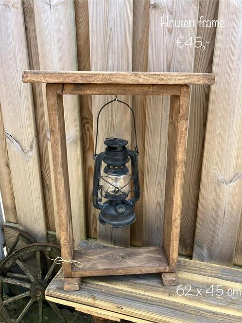 Houten frame, Huis en Inrichting, Woonaccessoires | Kamerschermen, Nieuw, Verzenden
