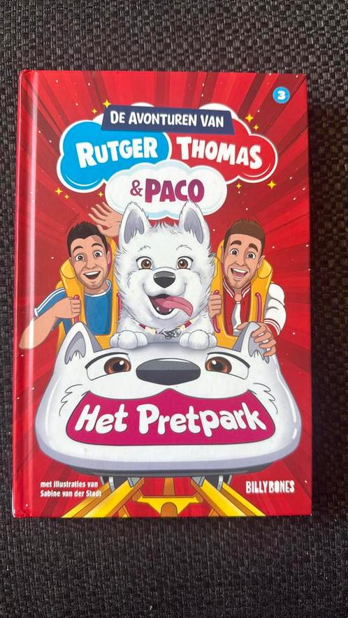Rutger Thomas en Paco in het pretpark deel 3, Boeken, Kinderboeken | Jeugd | 10 tot 12 jaar, Zo goed als nieuw, Ophalen of Verzenden