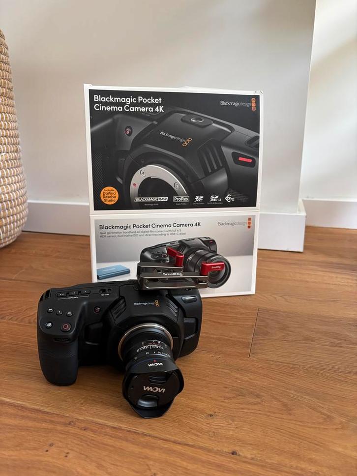 Blackmagic Design Pocket Cinema Camera 4K, Audio, Tv en Foto, Videocamera's Digitaal, Zo goed als nieuw, Overige soorten, Overige merken