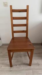 Eettafel met 6x eettafel stoelen, Huis en Inrichting, Stoelen, Gebruikt, Bruin, Ophalen of Verzenden, Tijdloos