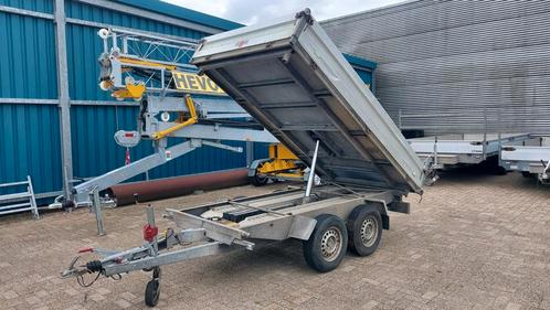 Humbaur driezijdige elektrische kipper, Auto diversen, Aanhangers en Bagagewagens, Gebruikt, Ophalen