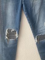 7 For all Mankind jeans zilver destroyed chains, Blauw, 7 for all mankind, W27 (confectie 34) of kleiner, Zo goed als nieuw