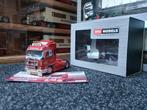 Dellemans-Vlaeyen - WSI - Scania 143-450 V8, Hobby en Vrije tijd, Modelauto's | 1:50, Ophalen of Verzenden, Nieuw, Bus of Vrachtwagen