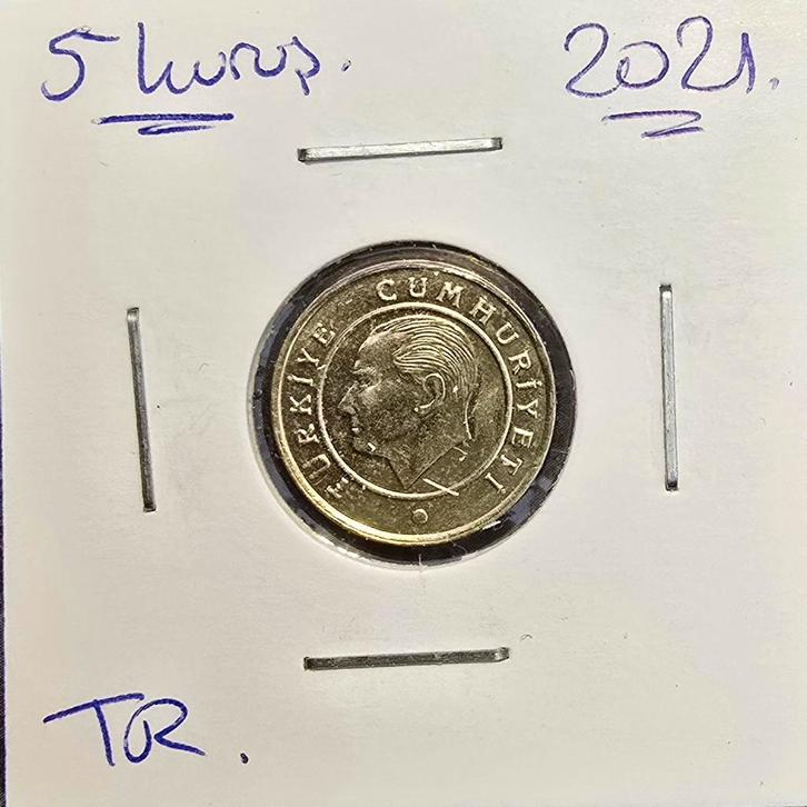 Turkije 5 kurus 2021, Postzegels en Munten, Munten | Europa | Niet-Euromunten, Overige landen, Ophalen
