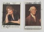 Cuba 1982 - Michel  2659 + 27051 - Schilderijen, Verzenden, Gestempeld, Midden-Amerika