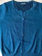 King Louie vestje lapis blauw met glansdraadje M, Blauw, Maat 38/40 (M), Ophalen of Verzenden, Zo goed als nieuw