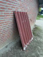 Rode vezelcement dakplaten, Doe-het-zelf en Verbouw, Platen en Panelen, Ophalen, Gebruikt, Overige materialen, Minder dan 20 mm