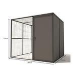 Aluminium Konijnenren Yara sluis en nachthok model 1, Ophalen of Verzenden, Nieuw