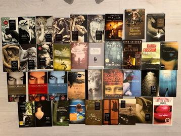 Boeken 37 stuks, literaire thrillers beschikbaar voor biedingen