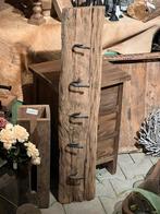Kapstok van grof wagonhout railwayhout 100 cm stoer robuust, Huis en Inrichting, Nieuw, Ophalen of Verzenden