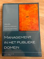 Management in het Publieke Domein - Mirko Noordegraaf, Ophalen of Verzenden, Gamma, Gelezen, HBO