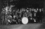 474 Onbekende fotokaart - orkest, Ophalen of Verzenden, Voor 1920, Ongelopen, Zuid-Holland