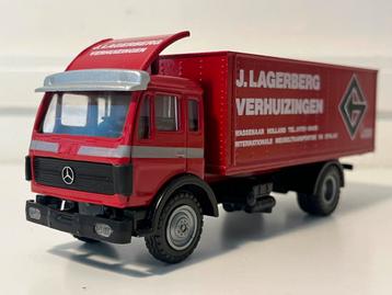 Model truck NZG 1:50 Mercedes-Benz J Lagerberg Verhuizingen beschikbaar voor biedingen
