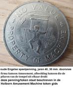 unieke speelautomaat penning, Engels SAMSON amusement, Overige munten, Ophalen of Verzenden, Gebruikt