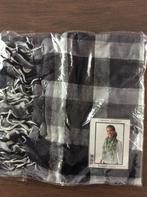 Zwarte Scottish Tartan sjaal, Scottish Tartan, Ophalen of Verzenden, Nieuw, Sjaal