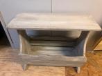 Houten lectuurbak grey wash, 53/45/21 cm, Ophalen, Zo goed als nieuw