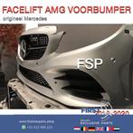 W205 C205 FACELIFT AMG VOORBUMPER + DIAMOND GRIL Mercedes C, Gebruikt, Ophalen of Verzenden, Bumper, Mercedes-Benz