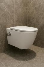 NERGENS GOEDKOPER ! WC MET BIDET + TOILETZITTING SOFT-CLOSE, Ophalen of Verzenden, Nieuw, Koper, Toilet