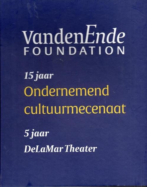 vandenende foundation 15 jaar cultuurmecenaat, Boeken, Film, Tv en Media, Nieuw, Personen, Verzenden