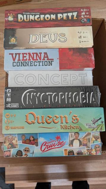 Diverse Bordspellen Collectie - Nieuw in folie  beschikbaar voor biedingen