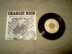 1 single Charlie Rich = The most beautiful girl, Pop, Gebruikt, Ophalen of Verzenden, 7 inch