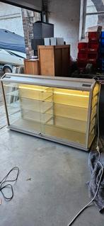 Vitrinekast uit winkel 153x47x105 cm met verlichting, Ophalen, Gebruikt, 50 tot 100 cm, Glas