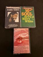 Barry White Cassettebandjes 3 stuks, Gebruikt, 2 t/m 25 bandjes, Ophalen of Verzenden, Origineel