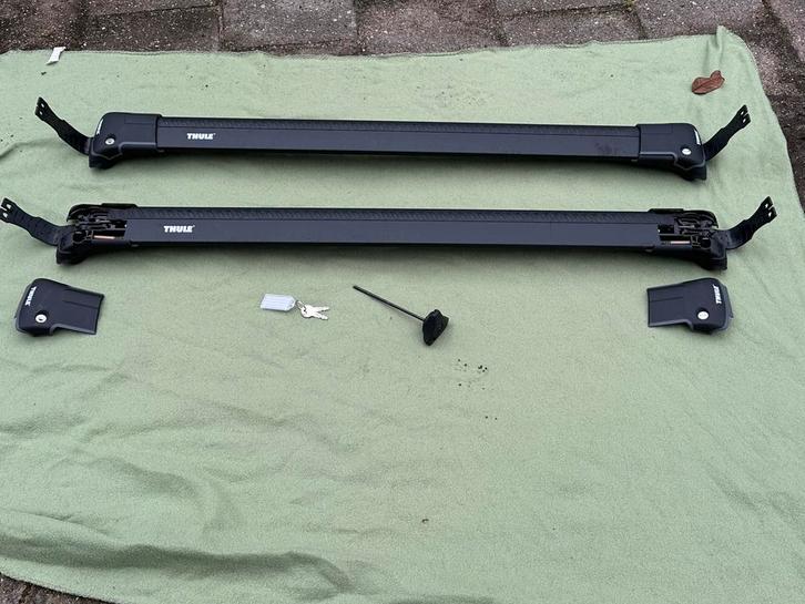 Thule wingbar edge 9583B zwart dakdragers, Auto diversen, Dakdragers, Zo goed als nieuw, Ophalen of Verzenden