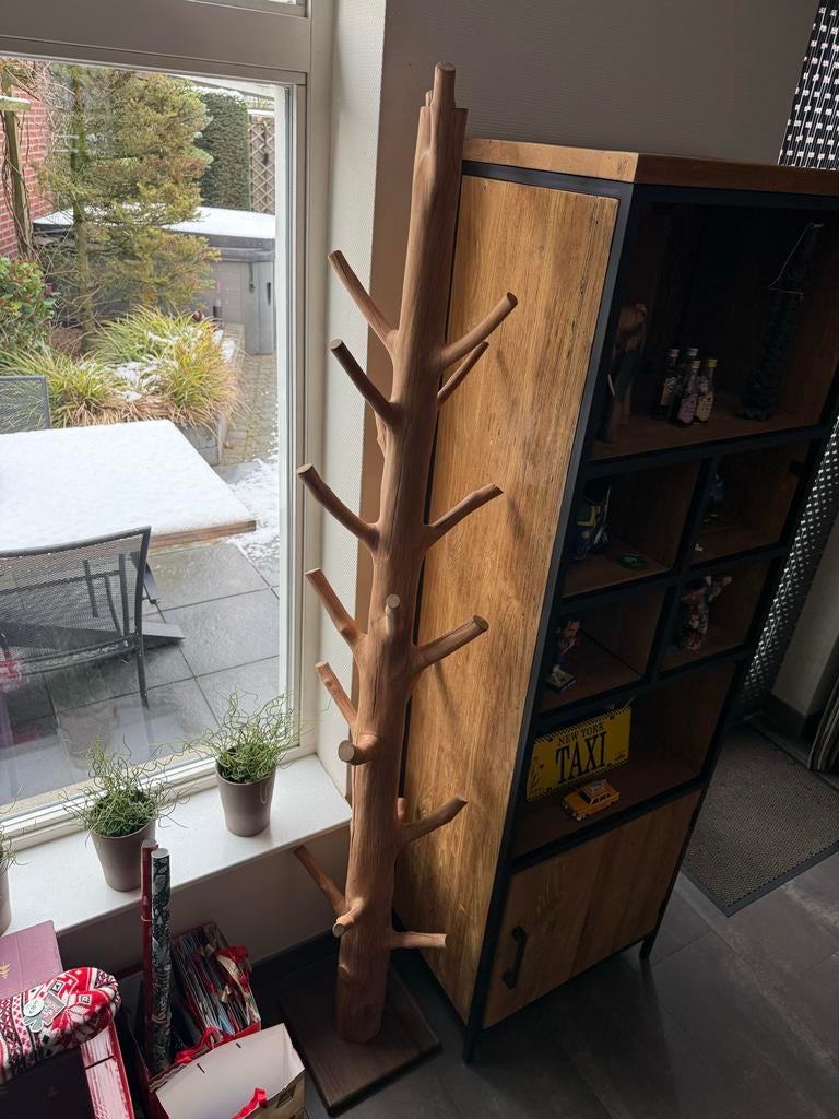 Houten staande kapstok, Ophalen, Zo goed als nieuw, Staande kapstok, 150 tot 200 cm