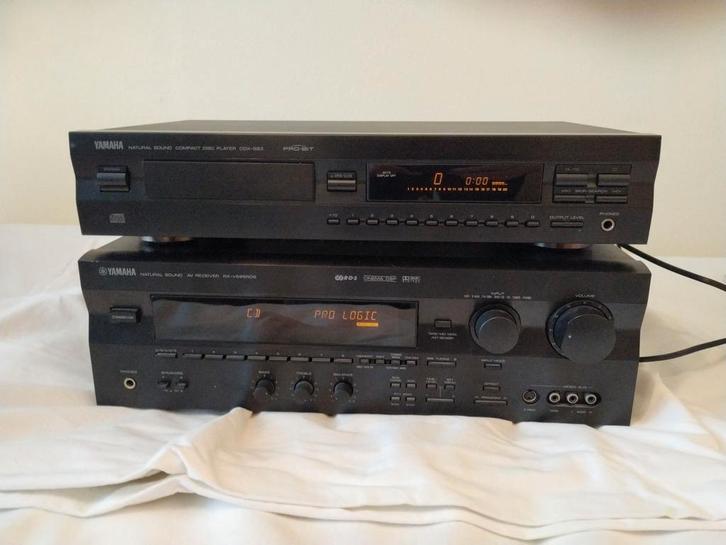 Yamaha rx-v595rds versterker & cdx-593 cd speler, Audio, Tv en Foto, Versterkers en Receivers, Ophalen of Verzenden