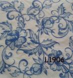 Servetten decoupage/bullet journal * Blauw bloem blad L1906, Verzenden, Nieuw, Materiaal