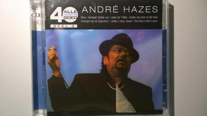 André Hazes - Alle 40 Goed André Hazes Deel 2, Cd's en Dvd's, Cd's | Nederlandstalig, Zo goed als nieuw, Levenslied of Smartlap