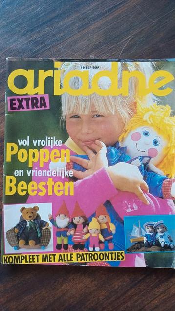 Ariadne, vrolijke poppen en knuffels, haken en naaien beschikbaar voor biedingen