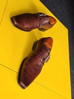 Santoni gesp Schoenen met Cognac kleur maat 6/5 (40/5), Bruin, Verzenden, Santoni, Gespschoenen