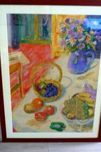 aquarel Joop Stierhout (1954), Antiek en Kunst, Kunst | Schilderijen | Klassiek, Ophalen of Verzenden