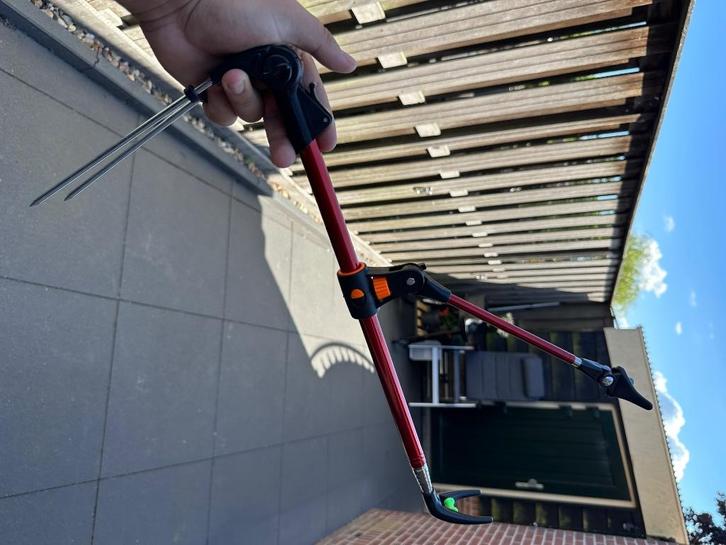 Verstelbare telescopische hengelsteun, Watersport en Boten, Hengelsport | Algemeen, Zo goed als nieuw, Overige typen, Ophalen of Verzenden