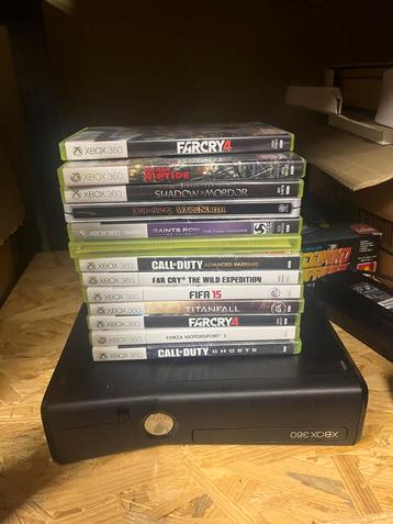 Xbox 360 – 2013 – Inclusief Controller & Diverse Spellen - beschikbaar voor biedingen