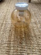 Olucia Marvin - Design Plafondlamp - Glas/Metaal - Amber;Wit, Ophalen, Zo goed als nieuw, Glas