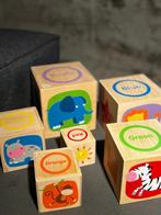 Houten stapelblokken, Kinderen en Baby's, Speelgoed | Houten speelgoed, Ophalen, Gebruikt, Overige typen