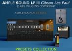 Ample Sound LP III Gibson Les Paul Guitar Plugin + Presets, Computers en Software, Audio-software, Nieuw, Ophalen of Verzenden